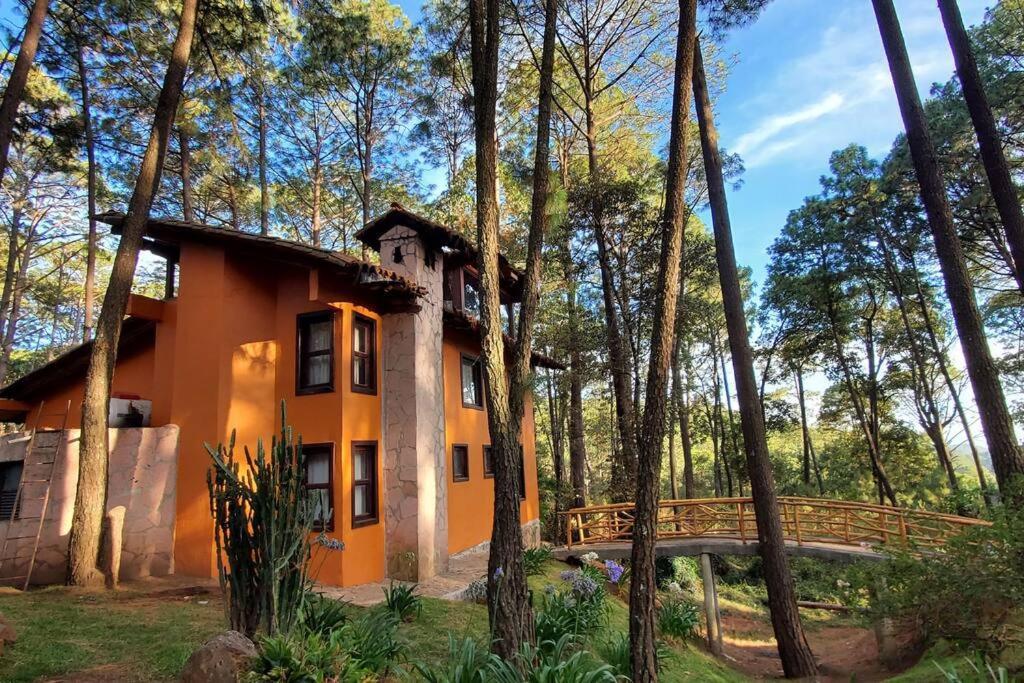 Cabana Rustica A 1Km De Cascada มาซามิตลา ภายนอก รูปภาพ